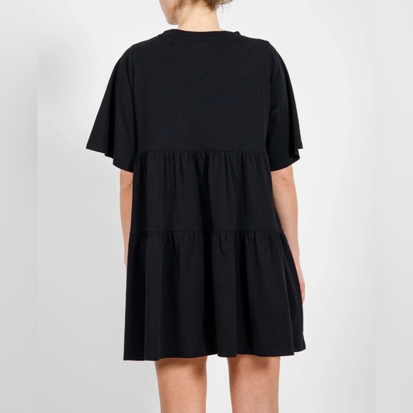 Tiered Shirtdress Size Small Brunette The Label - Picture 3 of 3